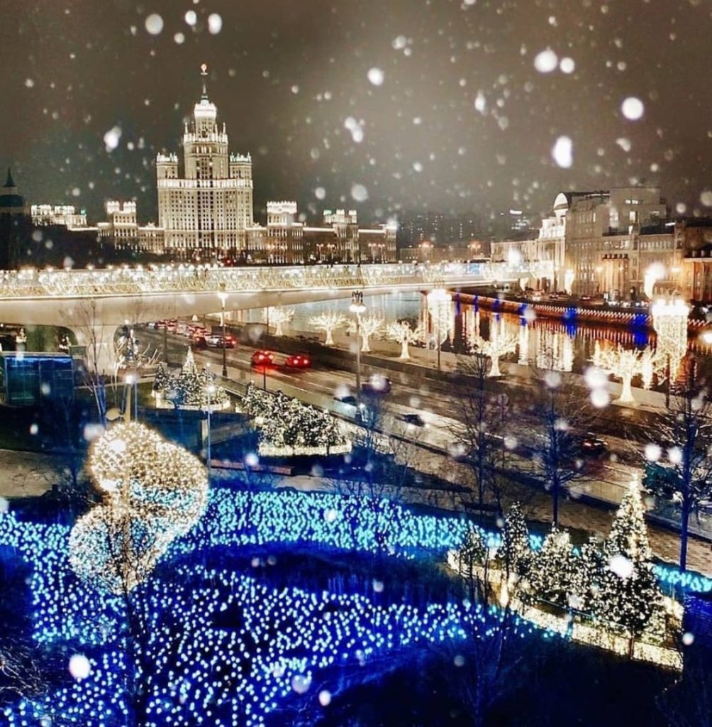 новый года в городе москва