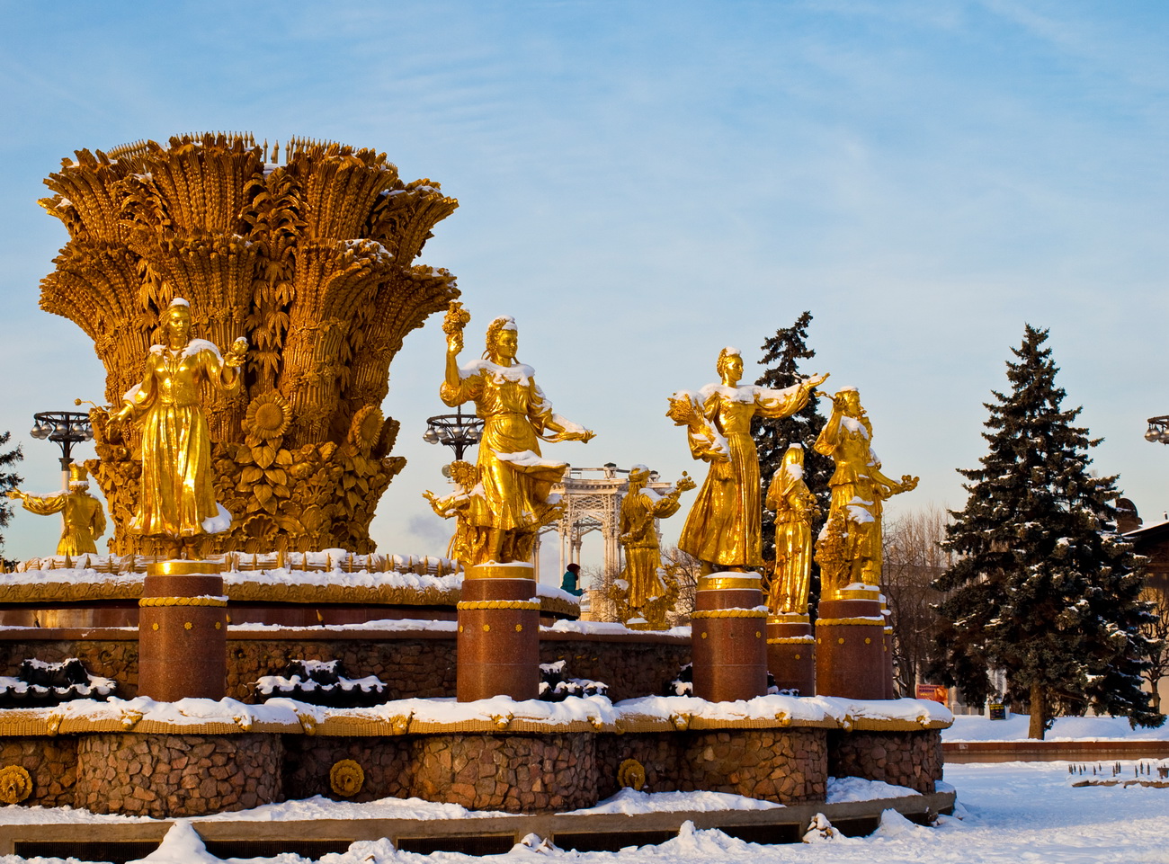 вднх зимой в москве