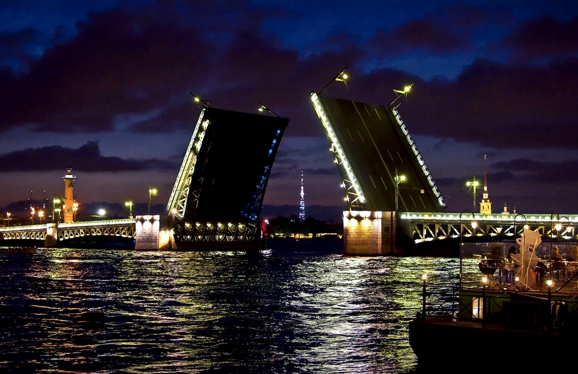 Разводные мосты в санкт петербурге фотографии